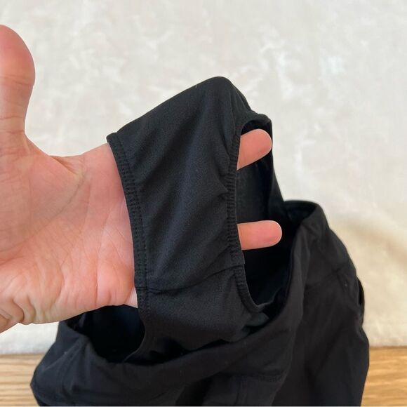 Athleta girl black shorts size small 7 athletic gym workout cheer practice - Picture 5 of 5